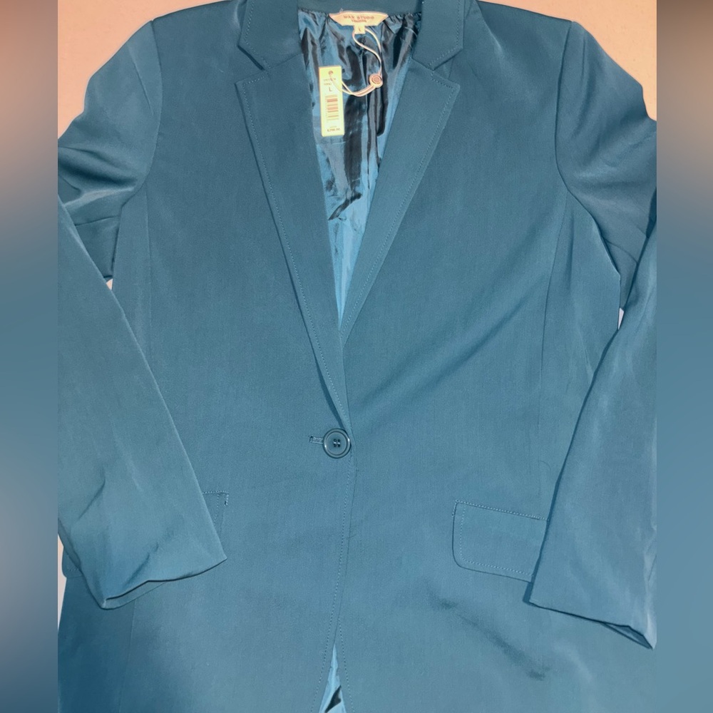 Boss Lady Professional Max Studio London NWT Topaz Blazer Suit Jacket Large